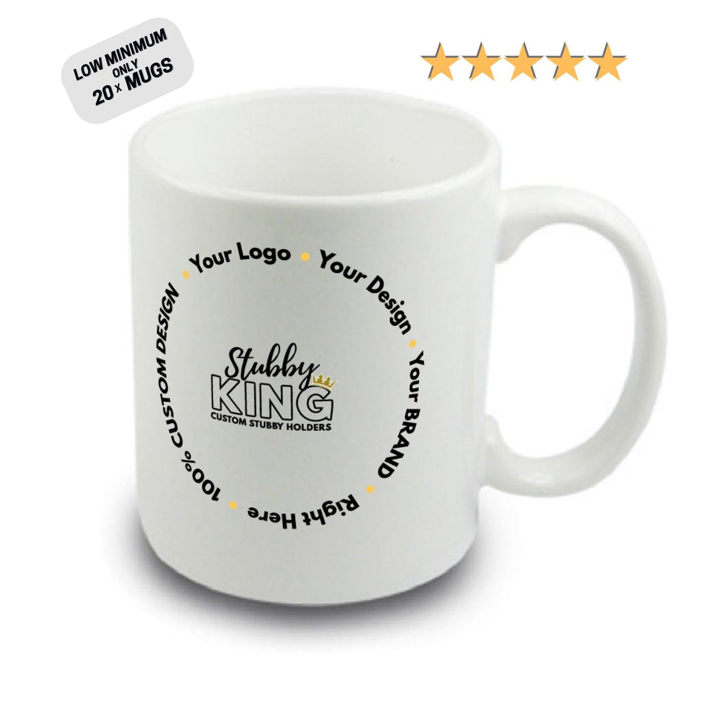 Full Colour Sublimated Mug – Your Brand, Your Brew, Your Hangover Cure!