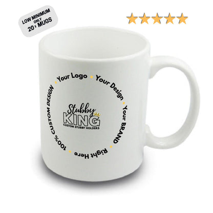 Full Colour Sublimated Mug – Your Brand, Your Brew, Your Hangover Cure!