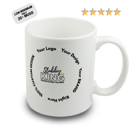 Full Colour Sublimated Mug – Your Brand, Your Brew, Your Hangover Cure!