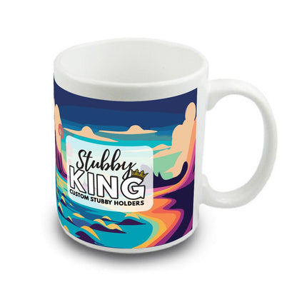Full Colour Sublimated Mug – Your Brand, Your Brew, Your Hangover Cure!